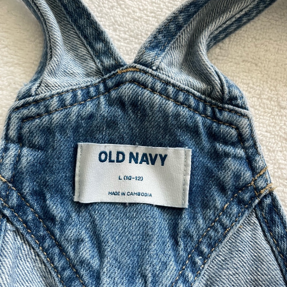 Old Navy Blue Denim Overalls